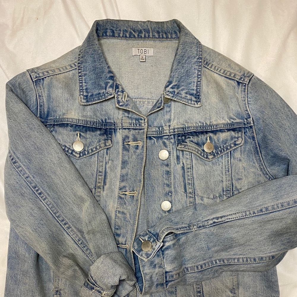 Tobi oversized denim jacket
